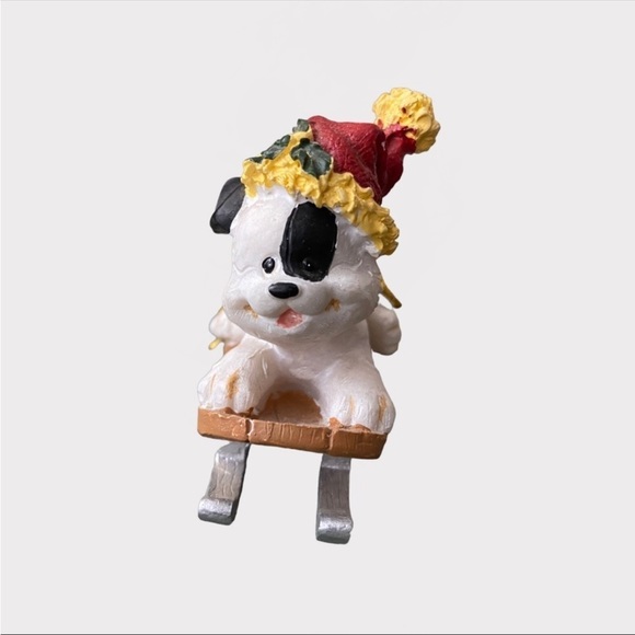 3/$15 Puppy Ornament on Sled (SC) - Picture 2 of 7